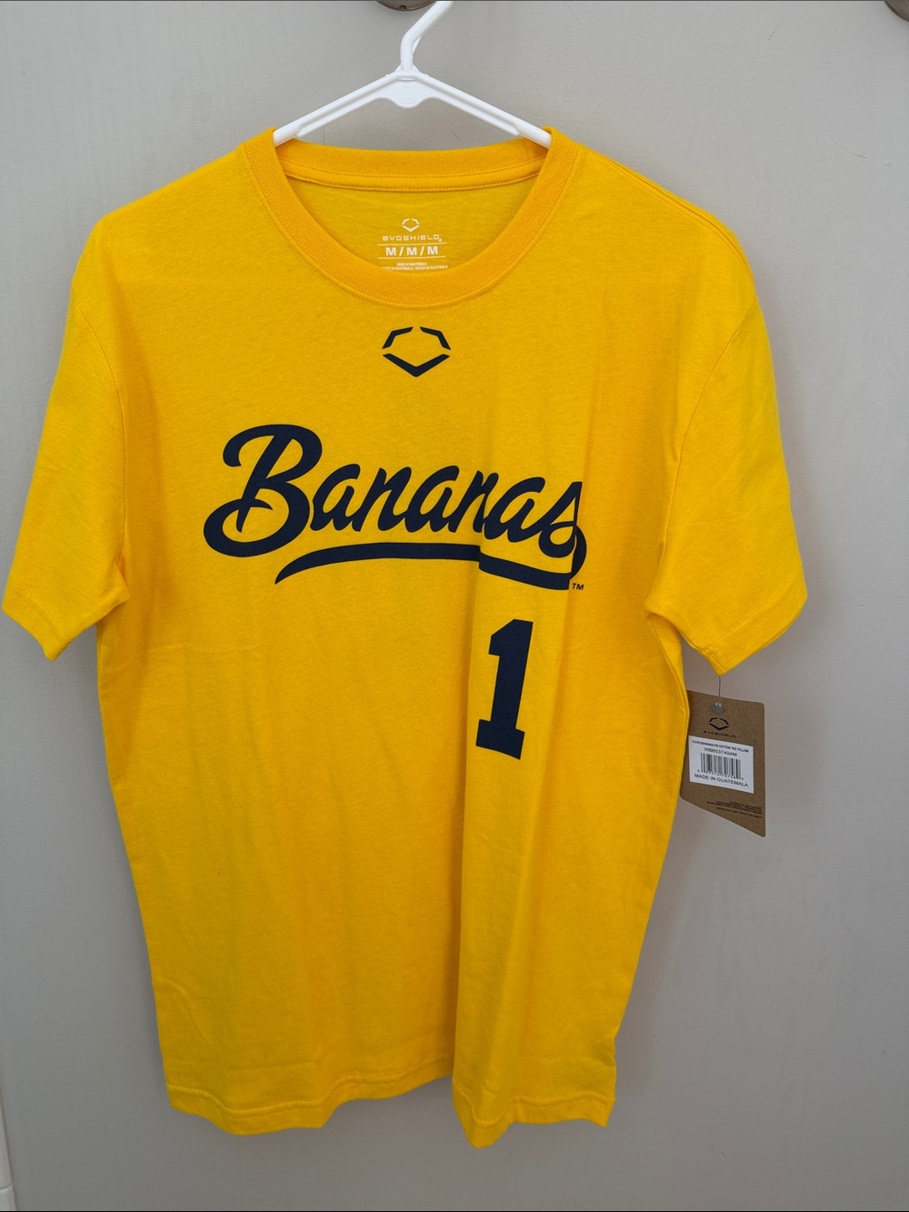 Bananas Men's Yellow Short Sleeve Graphic Tee